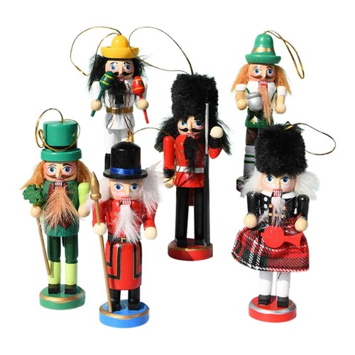 Stück nussknacker ornamente - 6, nussknacker-ornamente