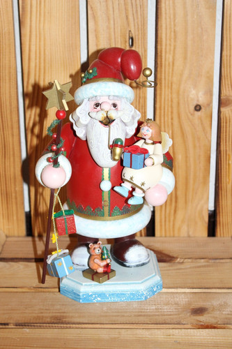 Räuchermann holzknoddl santa - räuchermann,