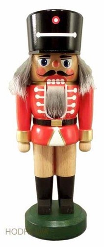 Nussknacker soldat rot - rot, 20cm