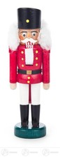 Nussknacker Husar rot-weiß