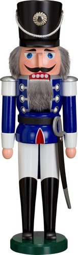 Nußknacker husar blau - nußknacker,