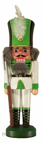 Nussknacker soldat weiß 26cm - nussknacker,