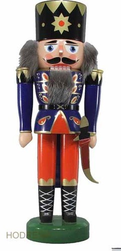 Nussknacker könig blau 33cm - könig,